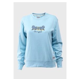 Life Is Good Light Blue Tee